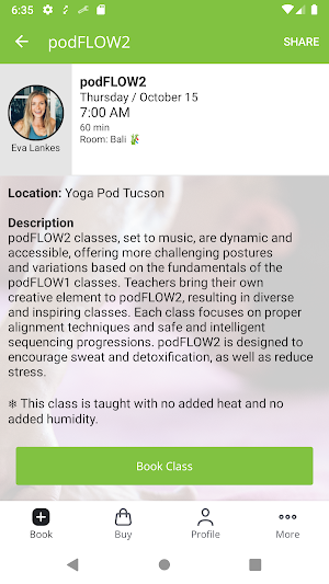 Yoga Pod Screenshot 2
