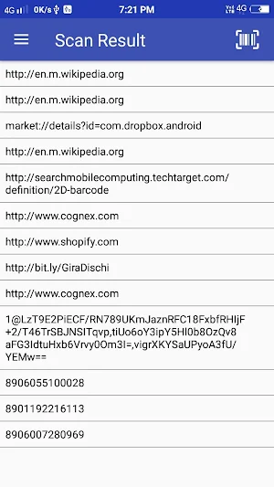 Advance QR Scanner Barcode Scanner Screenshot 1