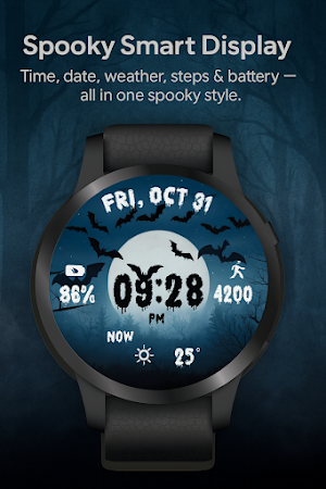 Halloween Night WatchFace Screenshot 2
