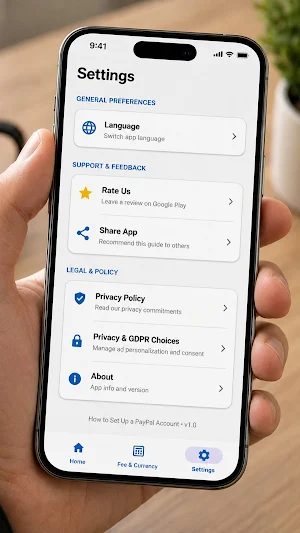 How to Set Up a Paypal Account Screenshot 1