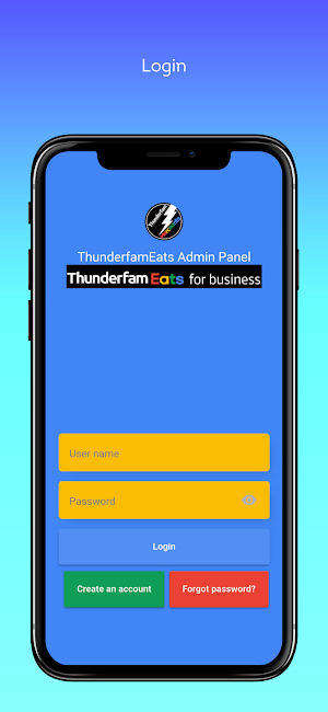 ThunderfamEats For Business Screenshot 0