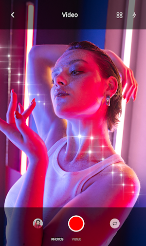 Glitter Camera - Light effect Screenshot 1