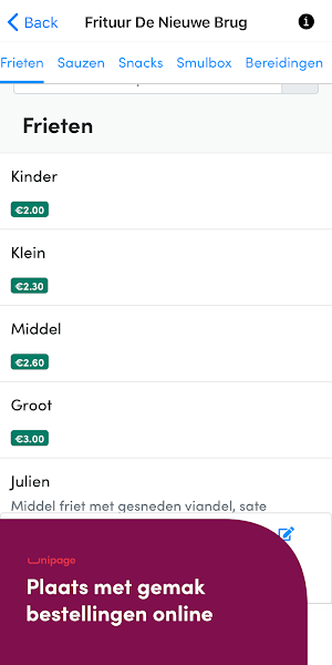 Frituur De Nieuwe Brug Screenshot 1