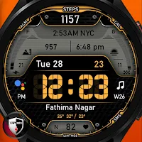 Digital Watch Face 042