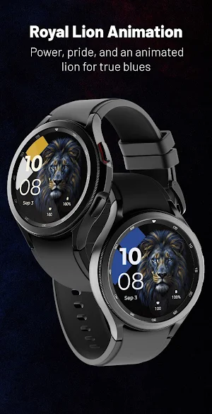 Royal Lion Animation WatchFace Screenshot 2