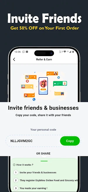 Ezybites Food and Grocery Screenshot 1