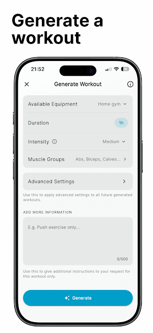 Strenova - Workout tracker Screenshot 2