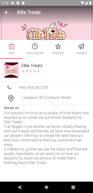 Elite Treatz Screenshot 2