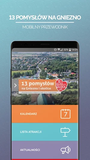 13 pomysłów na Gniezno - przewodnik mobilny Screenshot 1