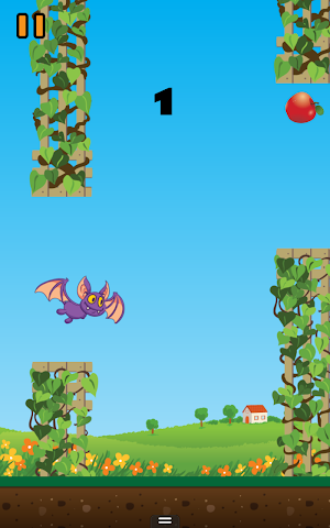 Flappy Fruit Bat Fun Screenshot 2