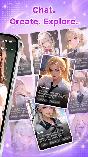 Snowie AI: Chat & Stories Screenshot 1