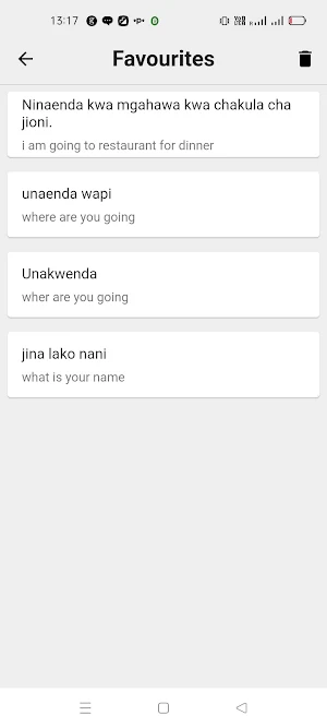 Swahili To English Translator Screenshot 3