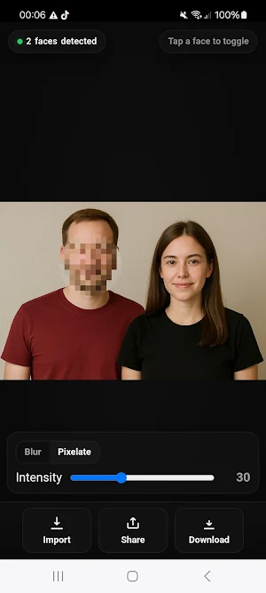 Face Blur Pro Screenshot 0