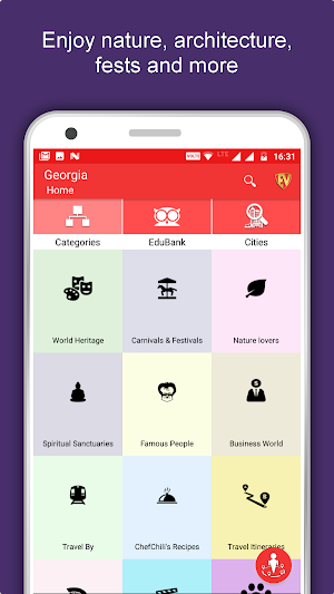 Georgia Travel & Explore, Offline Country Guide Screenshot 0