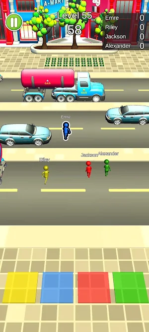 Cross the Road: Money Chase Screenshot 0