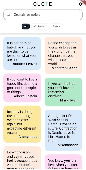 Share Quote App Screenshot 0