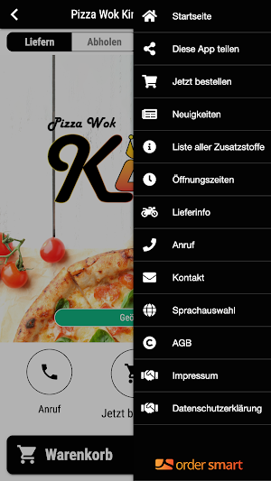 Pizza Wok King Regensburg Screenshot 2