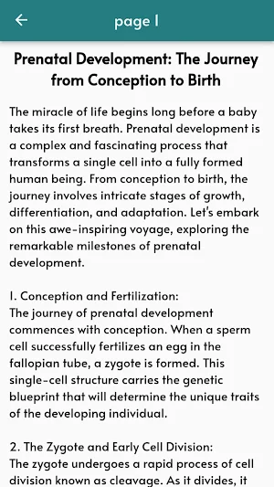 Human Development and Life Screenshot 2
