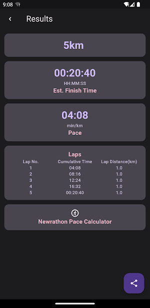 Pacelator Screenshot 3