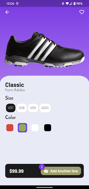 Onix Flutter Shoe App Screenshot 1