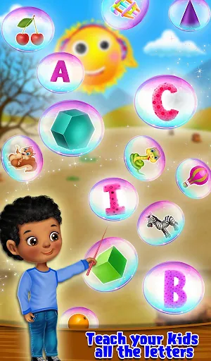ABC Alphabet Bubble Popup ABCD Learning Games Screenshot 1