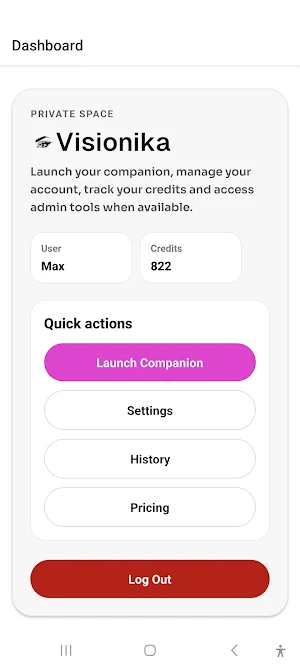 Visionika Screenshot 1