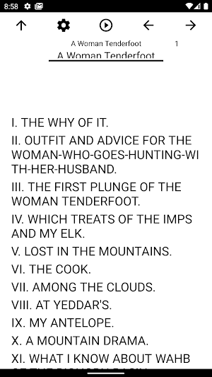 Book, A Woman Tenderfoot Screenshot 0