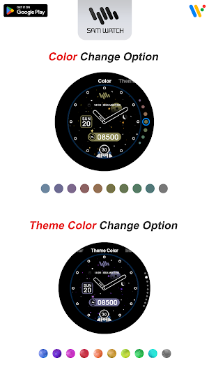 SamWatch Space Analog Screenshot 3