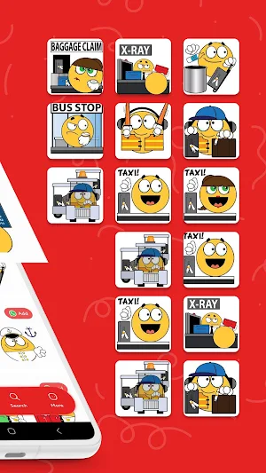 Travelling Emoji  Stickers Screenshot 2