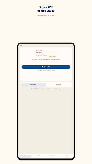 TapSign ID: Sign PDFs Screenshot 1