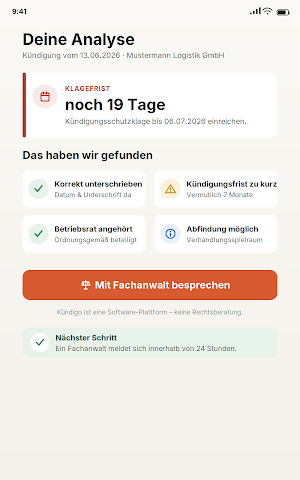 Kündigo Screenshot 3