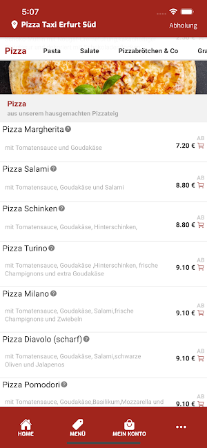 Pizza Taxi Erfurt Screenshot 3