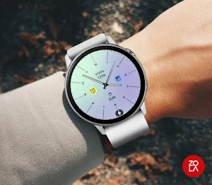 Analog Purple Mint Watch Face Screenshot 2