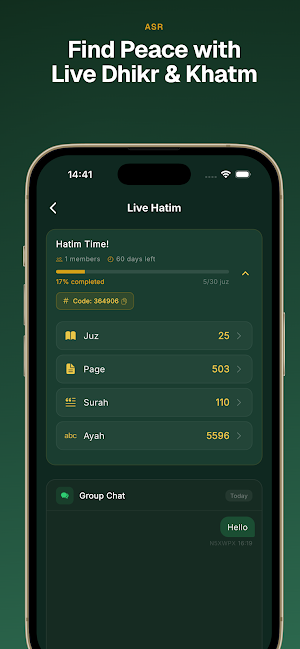 Asr - Live Dhikr & Adhan Time Screenshot 3