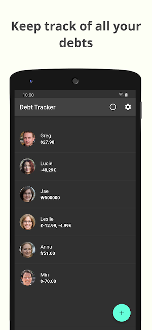 Debt Tracker / Debt Manager Screenshot 0