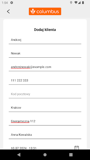Columbus Doradca Energetyczny Screenshot 2