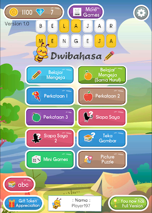 Belajar Mengeja ABC Dwibahasa Screenshot 0