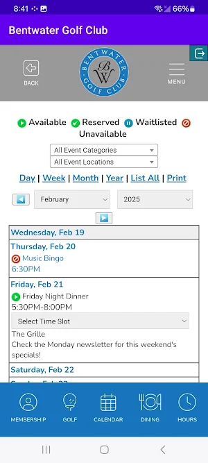 Bentwater GC Screenshot 0