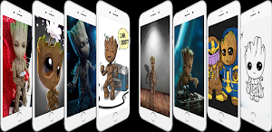 Cute Groot wallpapers HD4k Screenshot 3