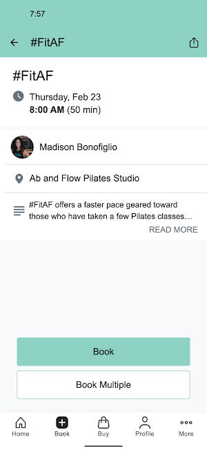 Ab & Flow Pilates Studio Screenshot 2
