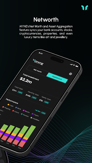 MYNE track your wealth Screenshot 1