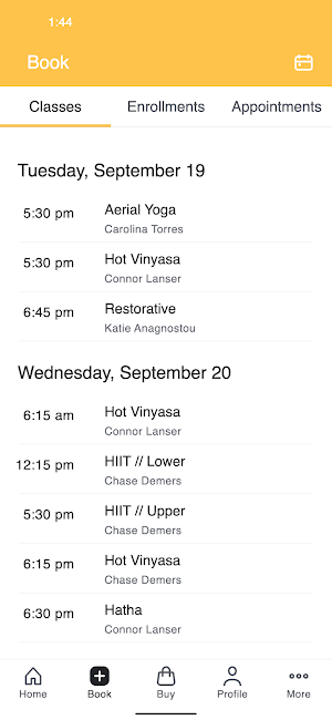 Moksha Yoga + Spa Screenshot 1