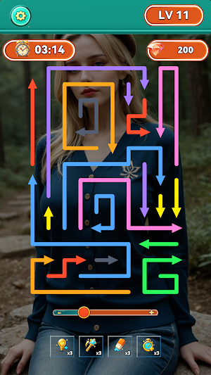 Arrows puzzle of magic Screenshot 3