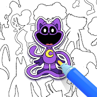 Color ASMR: Cat Monster