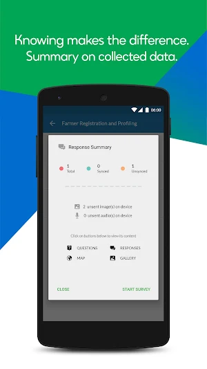 MERGDATA survey Screenshot 3