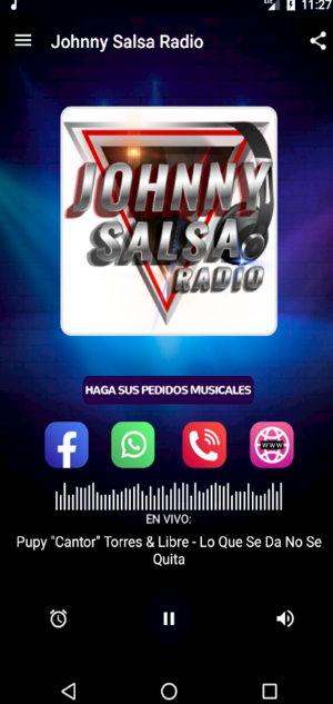 Johnny Salsa Radio Screenshot 1