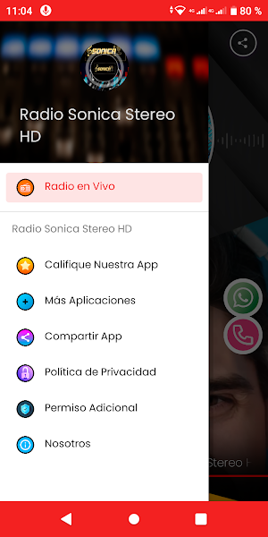 Radio Sonica Stereo HD Screenshot 2