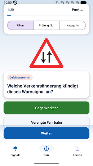 Verkehrsschilder Schweiz Screenshot 3