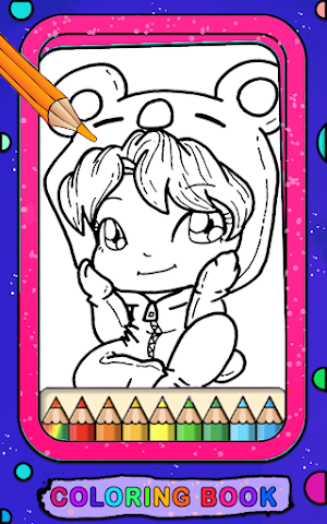 BT21 Coloring  Book BTS   Game Screenshot 2