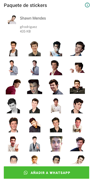 WAStickerApps - Shawn Mendes S Screenshot 3